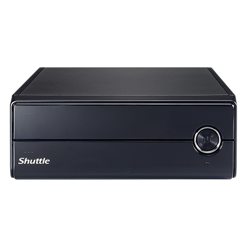 Shuttle XPC slim Barebone XH610V - S1700, Intel H610, 1xDP, 1xHDMI, 1x VGA, 2x COM (RS232), 2x LAN (2.5G and 1G), 1x slim 5.25", 2x 3.5", 2x M.2, 24/7 Dauerbetrieb