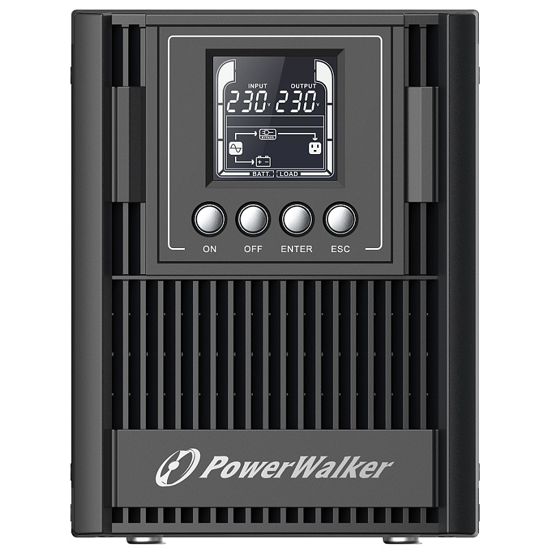 PowerWalker VFI 1000 AT FR Unterbrechungsfreie Stromversorgung (USV) Doppelwandler (Online) 1 kVA 900 W 3 AC-Ausgänge