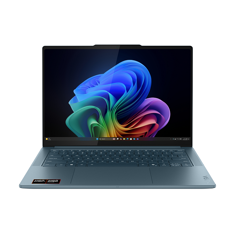 Lenovo Yoga Pro 7 14AKP10 Copilot+ PC AMD Ryzen AI 7 350 Laptop 36,8 cm (14.5") 3K 32 GB LPDDR5x-SDRAM 1 TB SSD Wi-Fi 7 (802.11be) Windows 11 Pro Deutsch Türkis