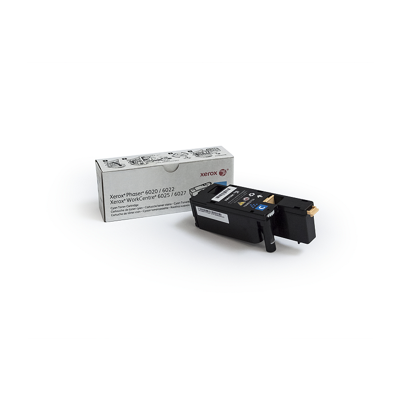 Xerox Phaser® 6020​/​6022, WorkCentre® 6025​/​6027 Standardkapazität-Tonermodul Cyan (1000 Seiten) - 106R02756