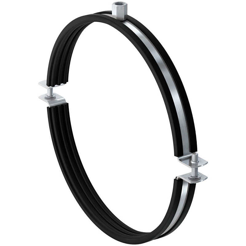 Fischer 79506 Schraubzwinge Rohrschelle 35,5 cm Schwarz, Stahl