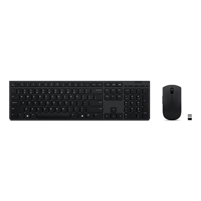 Lenovo 4X31K03939 Tastatur Maus enthalten RF Wireless + Bluetooth Tschechisch, Slowakisch Grau