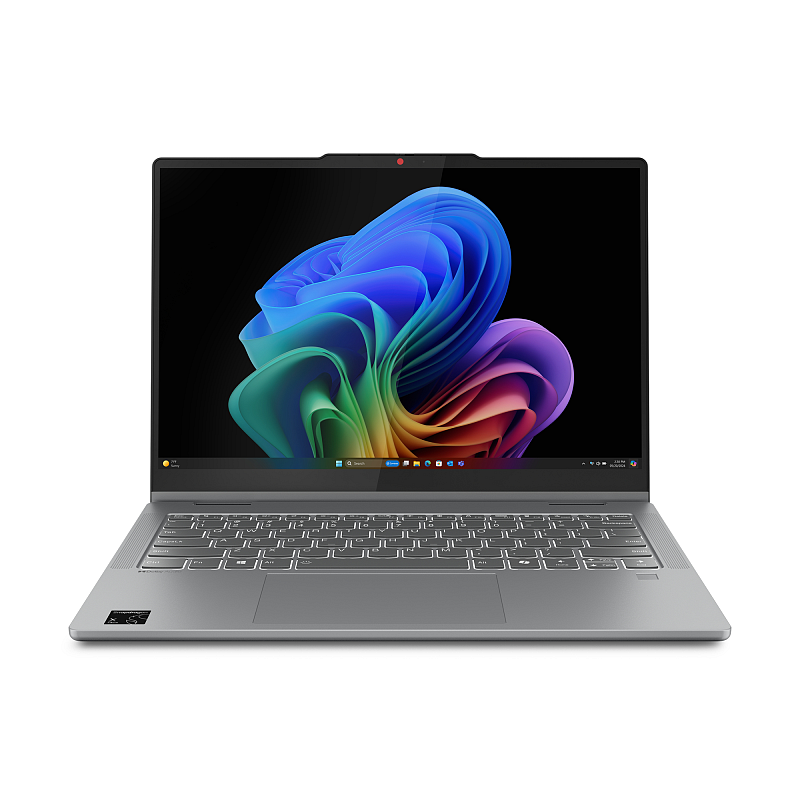 Lenovo IdeaPad 5 2-in-1 14Q8X9 Copilot+ PC Snapdragon X1P-42-100 Hybrid (2-in-1) 35,6 cm (14") Touchscreen WUXGA 24 GB LPDDR5x-SDRAM 1 TB SSD Wi-Fi 7 (802.11be) Windows 11 Home Deutsch Grau