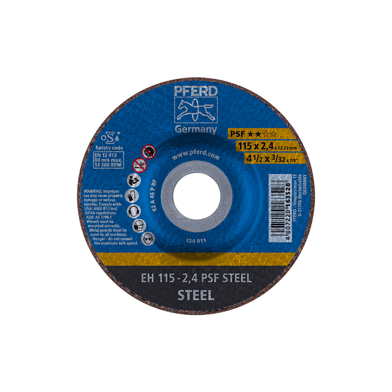 PFERD EH 115-2,4 PSF STEEL Winkelschleifer-Zubehör