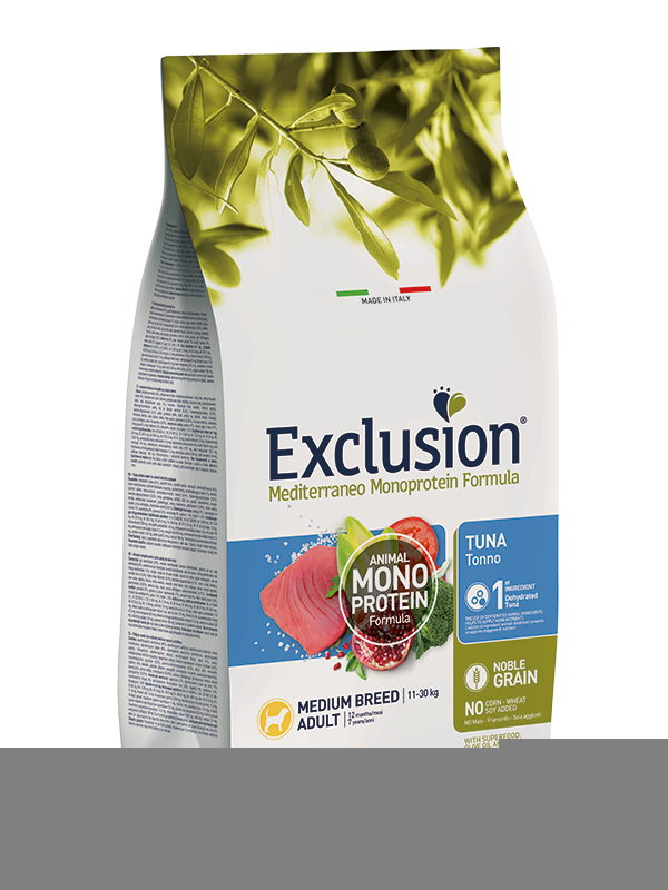 Exclusion NGATM12 Hunde-Trockenfutter 12 kg Adult Thunfisch