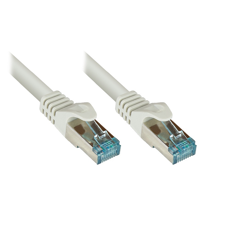 Alcasa 8064-H005 Netzwerkkabel Grau 0,5 m Cat6a S/FTP (S-STP)