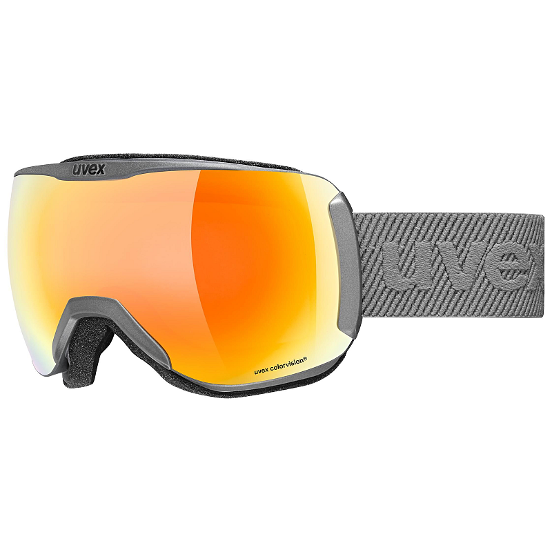 Uvex downhill 2100 CV rhino Wintersportbrille Grau Unisex Orange Sphärisches Brillenglas