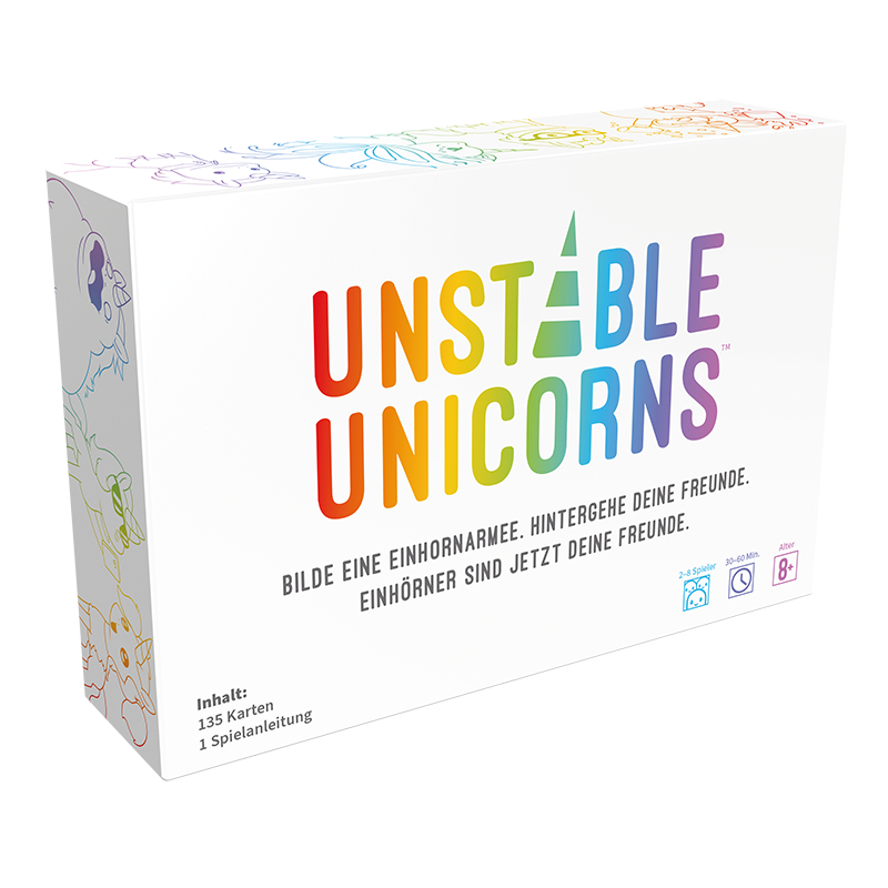 Asmodee Unstable Unicorns Kartenspiel Sammelkartenspiel