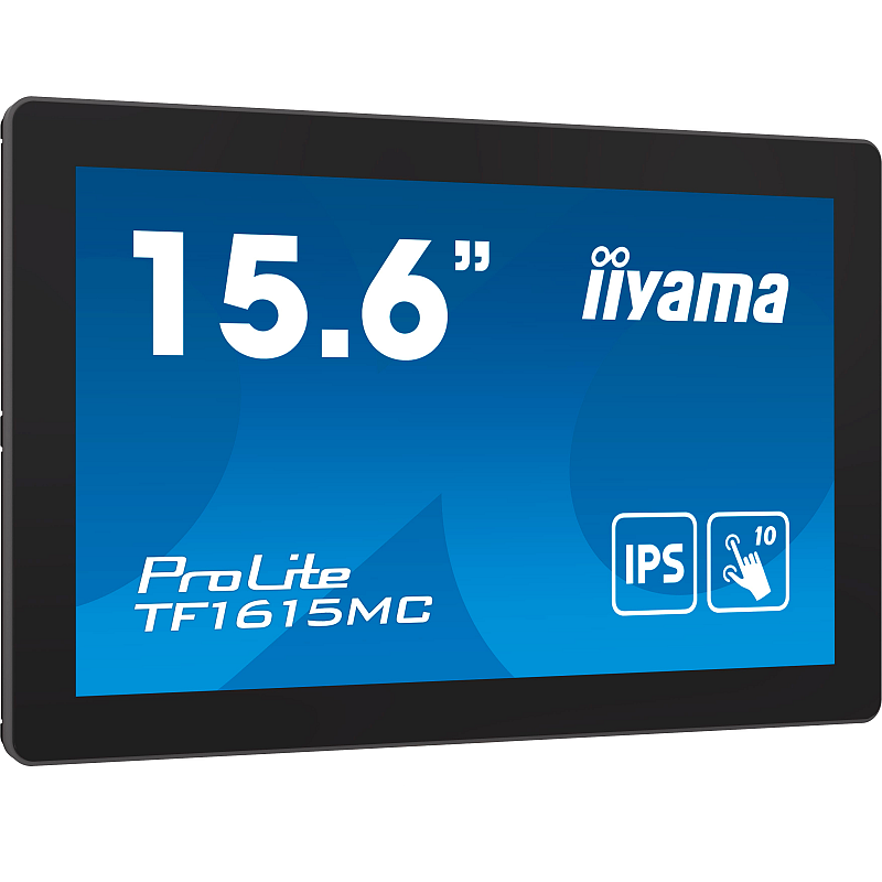iiyama ProLite TF1615MC-B1 Computerbildschirm 39,6 cm (15.6") 1920 x 1080 Pixel Full HD Touchscreen Schwarz