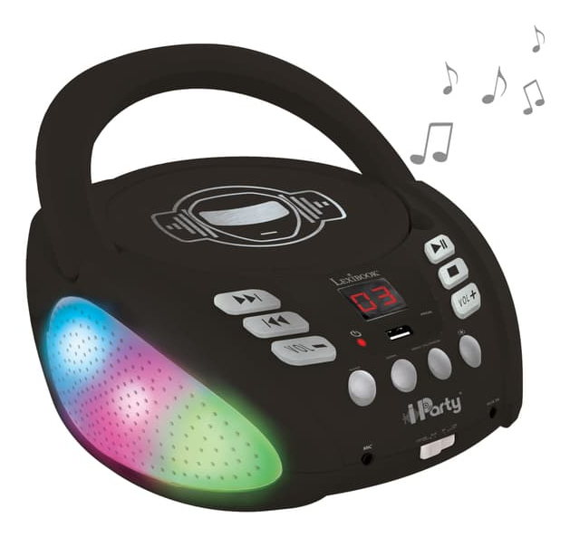 Lexibook iParty RCD109BK Schwarz Tragbarer CD-Player