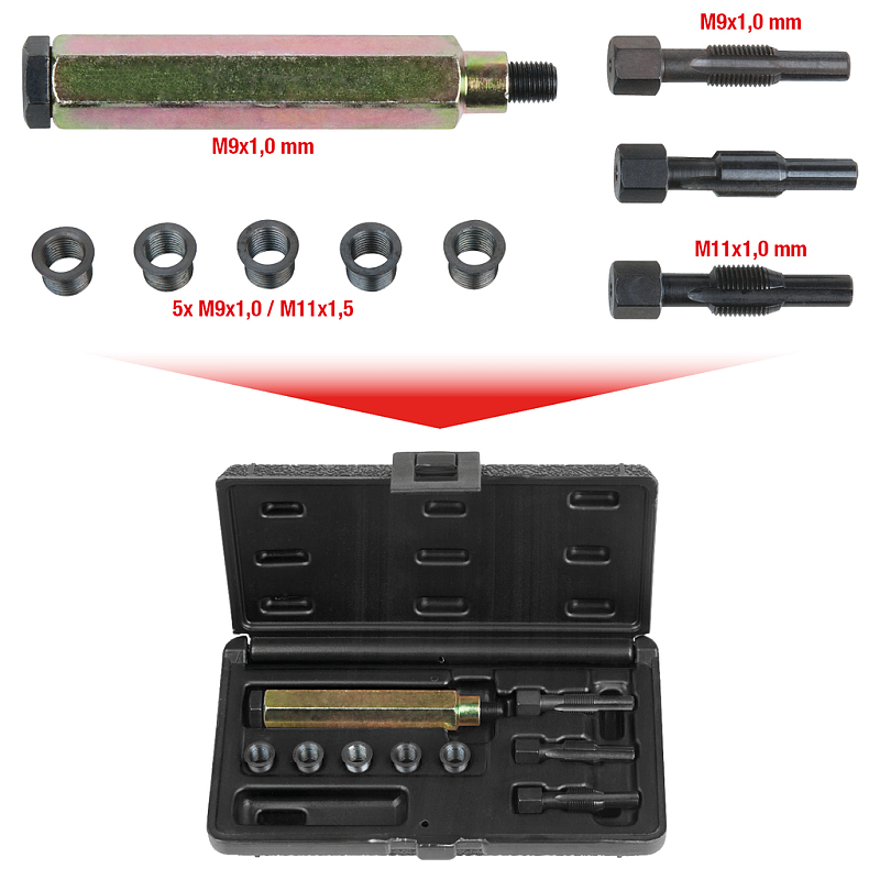 KS Tools 150.5030 Mechanik-Werkzeugsätze 9 Werkzeug