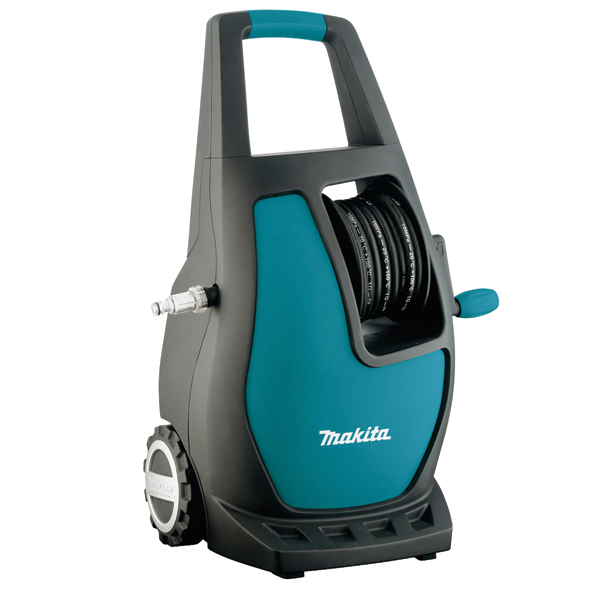 Makita HW111 Hochdruckreiniger Kompakt Elektro 370 l/h 1700 W Schwarz, Türkis