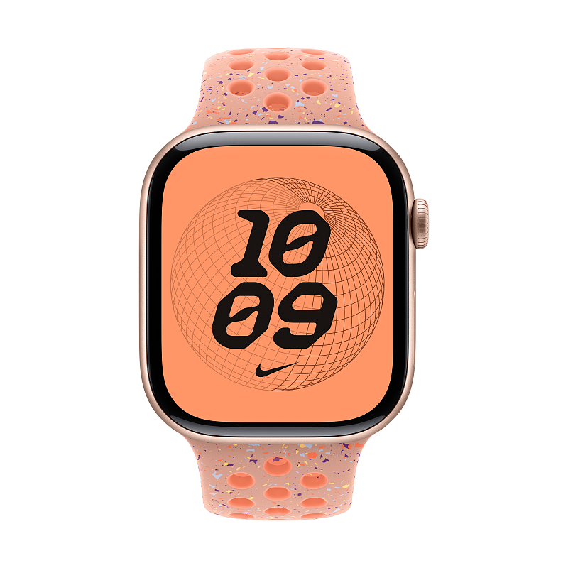 Apple Nike Sport Band Pink Aluminium, Fluor-Elastomer