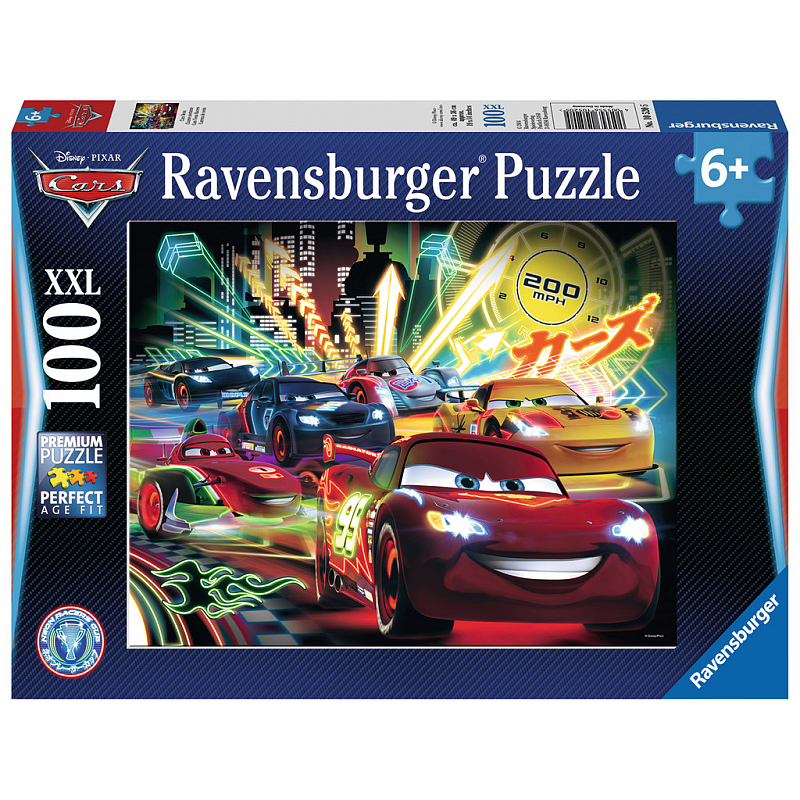 Ravensburger Cars Neon Puzzlespiel 100 Stück(e) Cartoons