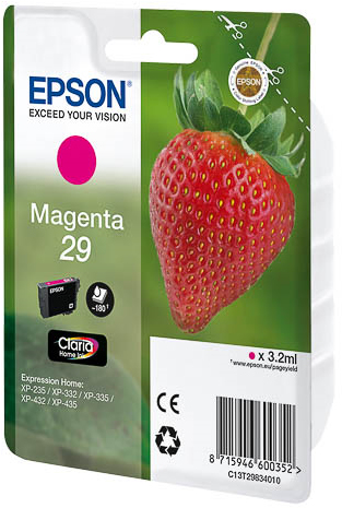 Epson Strawberry 29 M Druckerpatrone 1 Stück(e) Original Standardertrag Magenta