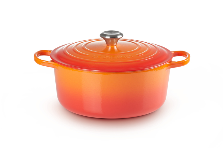 Le Creuset 21177280902430 6,7 l Rund Orange, Rot