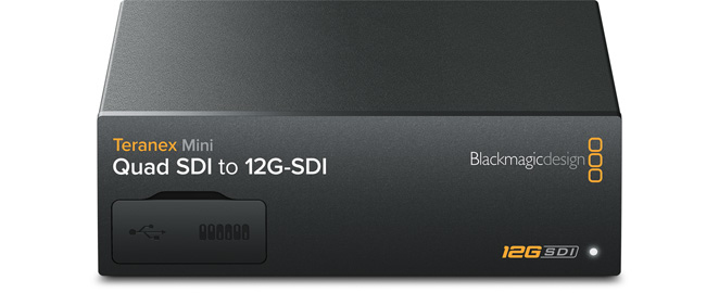 Blackmagic Design Teranex Mini Quad SDI to 12G-SDI Aktiver Videokonverter 3840 x 2160, -