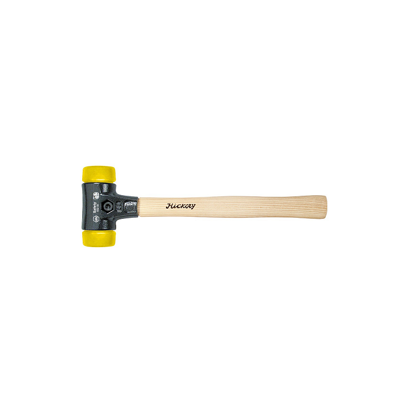 Wiha 26641 Hammer Rückschlagfreier Hammer Schwarz, Gelb