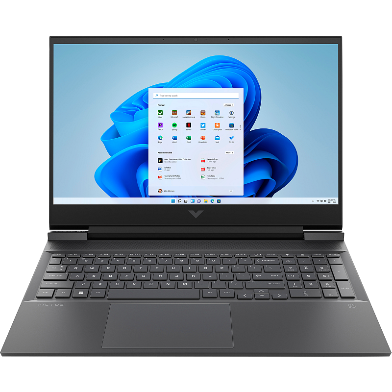 Victus by HP 16-d0147ng Intel® Core™ i5 i5-11400H Laptop 40,9 cm (16.1") Full HD 16 GB DDR4-SDRAM 512 GB SSD NVIDIA GeForce RTX 3050 Ti Wi-Fi 6 (802.11ax) FreeDOS Silber