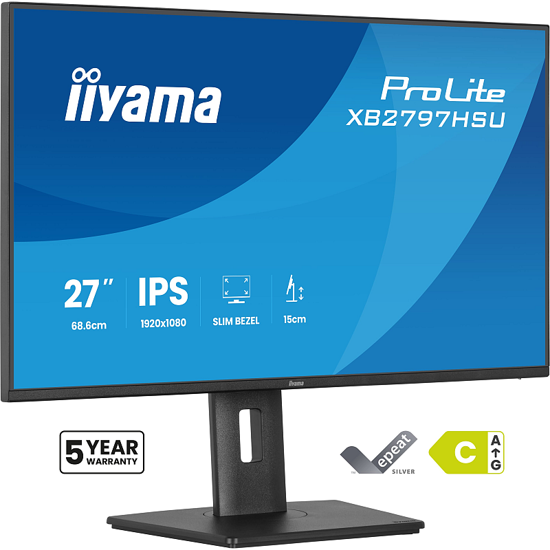 iiyama ProLite XB2797HSU-B1 Computerbildschirm 68,6 cm (27") 1920 x 1080 Pixel Full HD LED Schwarz