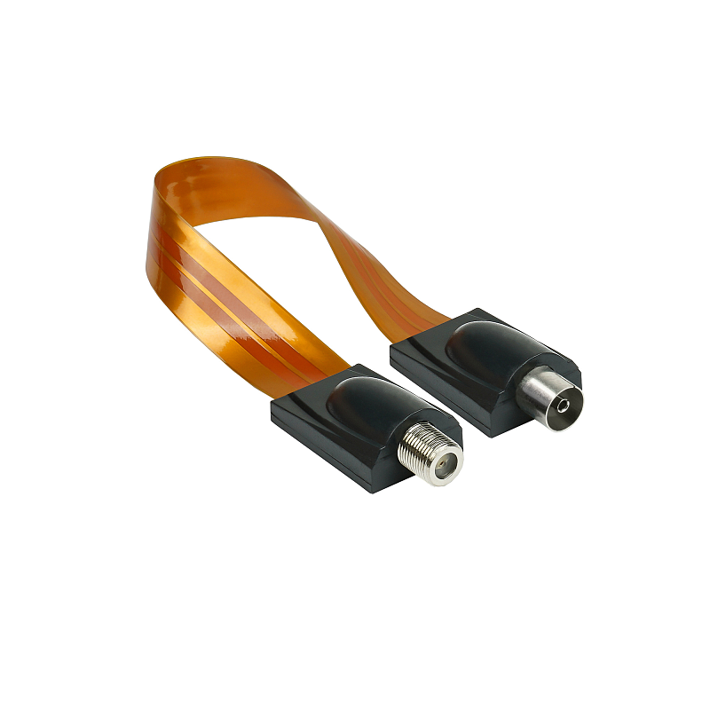 Alcasa S-FD26FK Koaxialkabel 0,263 m F-Typ IEC Orange