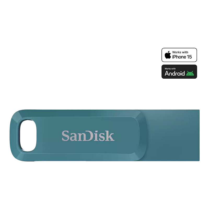 SanDisk Ultra Dual Drive Go USB-Stick 1 TB USB Typ-C 3.2 Gen 1 (3.1 Gen 1) Türkis
