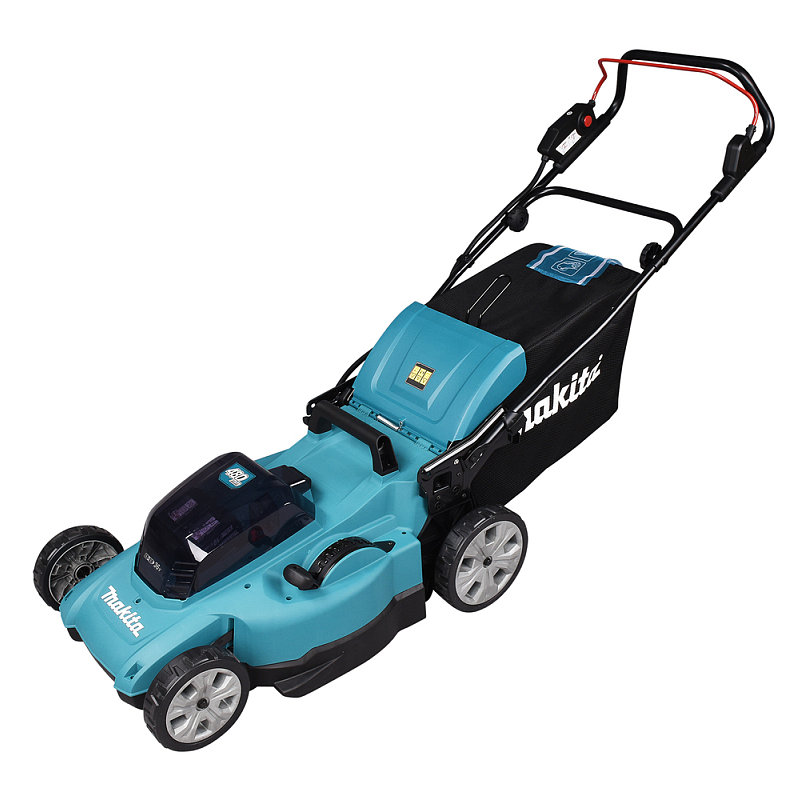 Makita DLM480Z Rasenmäher Schieberasenmäher Akku Schwarz, Türkis
