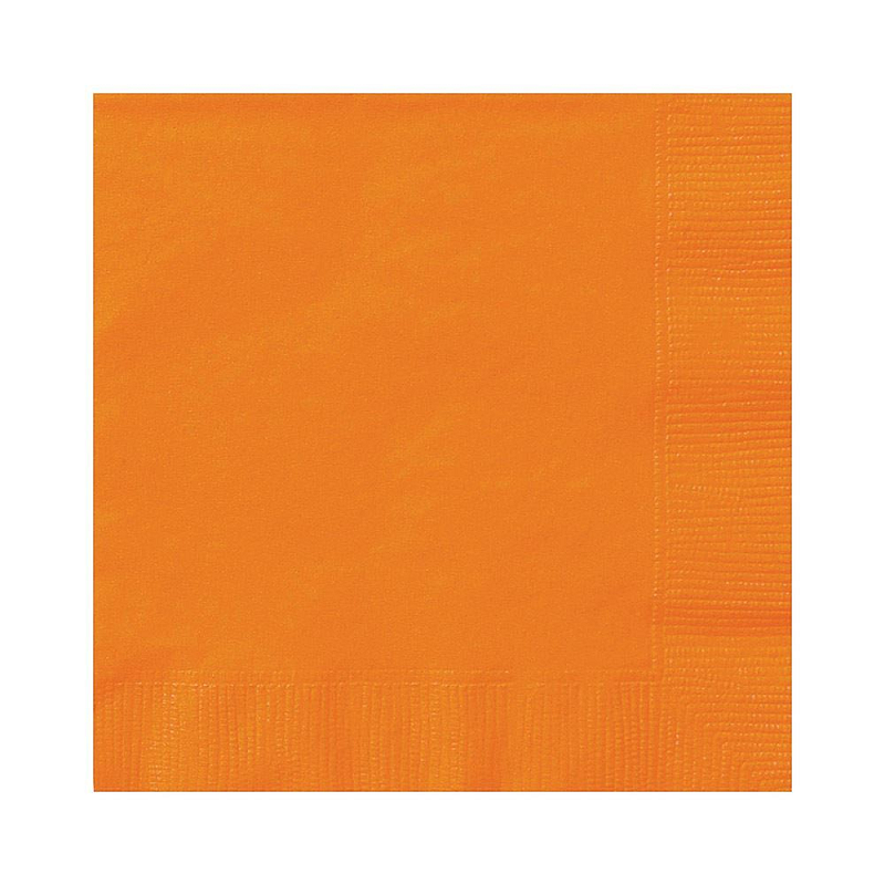 Unique Party 3222 Papierserviette Papier Orange 20 Stück(e)