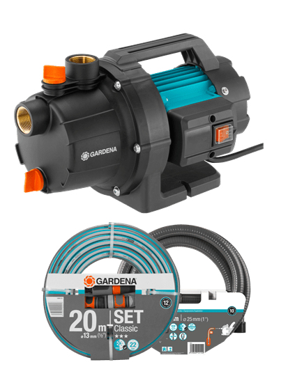 Gardena 9011-47 Wasserpumpe 600 W 3,5 bar 3000 l/h