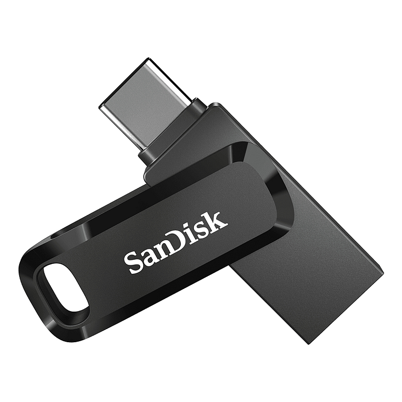 SanDisk Ultra Dual Drive Go USB-Stick 64 GB USB Type-A / USB Type-C 3.2 Gen 1 (3.1 Gen 1) Schwarz