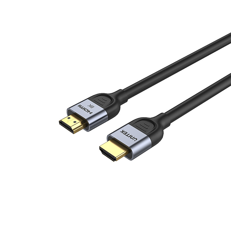 UNITEK C11086GY01-5M HDMI-Kabel HDMI Typ A (Standard) Schwarz, Grau