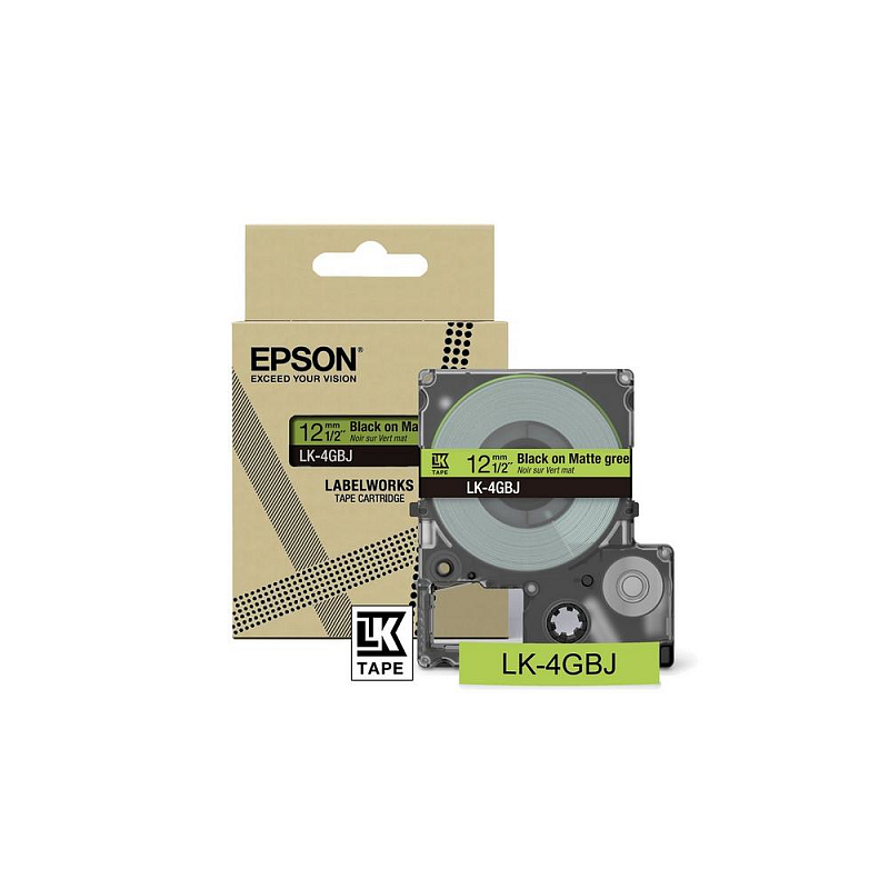 Epson LK-4GBJ Schwarz, Grün