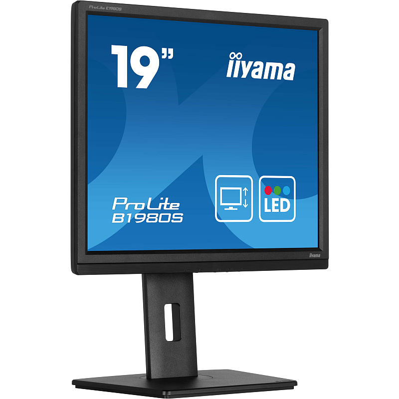 iiyama ProLite B1980S-B1 Computerbildschirm 48,3 cm (19") 1280 x 1024 Pixel VGA LED Schwarz