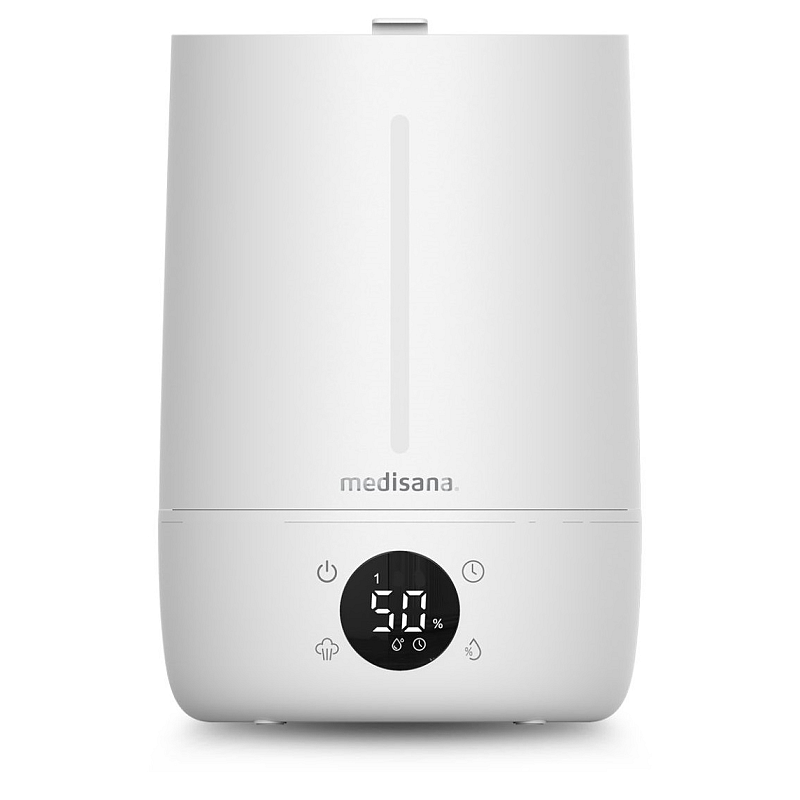 Medisana AH 663 Luftbefeuchter Ultraschall 4,5 l Schwarz, Weiß 25 W