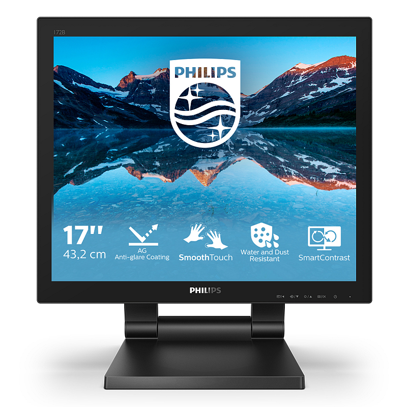 Philips 172B9TL/00 Computerbildschirm 43,2 cm (17") 1280 x 1024 Pixel Full HD LCD Touchscreen Schwarz