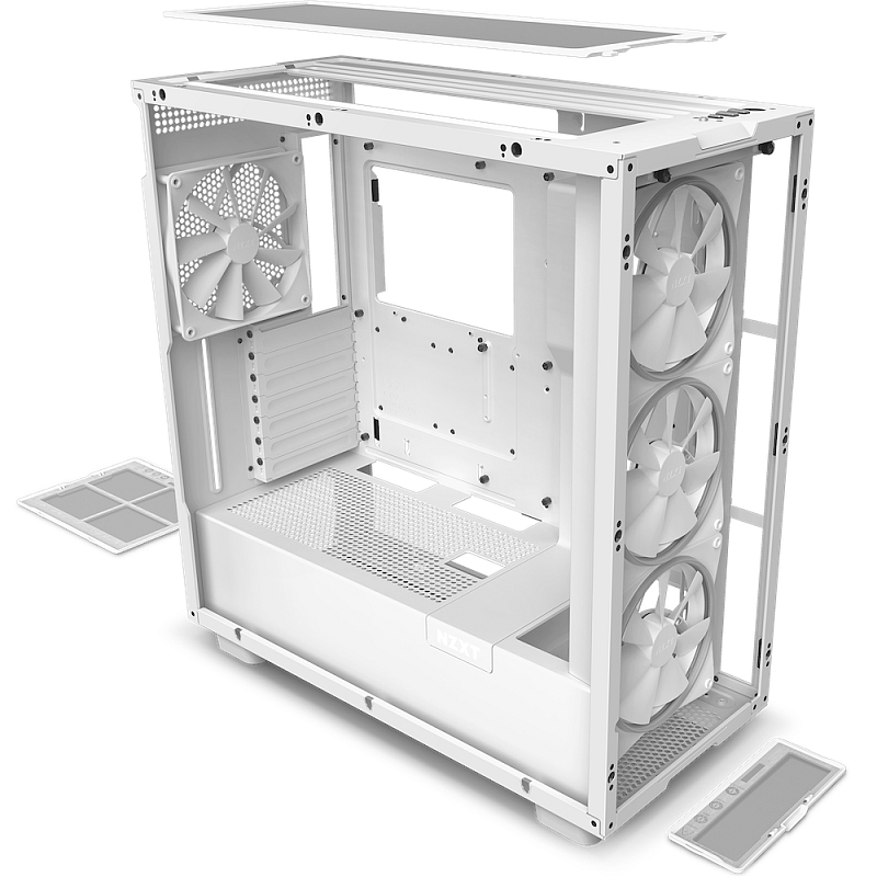 NZXT CM-H71EW-02 Computer-Gehäuse Midi Tower Weiß