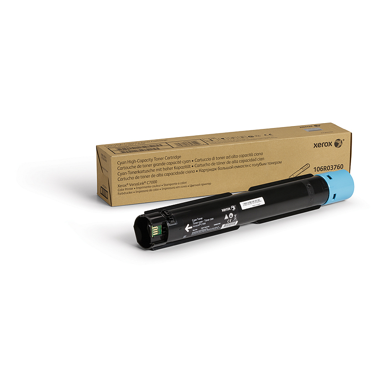 Xerox ® VersaLink® C7000 Farbdrucker Hohe Kapazität-Tonermodul Cyan (10100 Seiten) - 106R03760