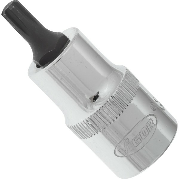 Vigor V2203 Steckschlüsseleinsatz Steckschlüsselbuchse Silber