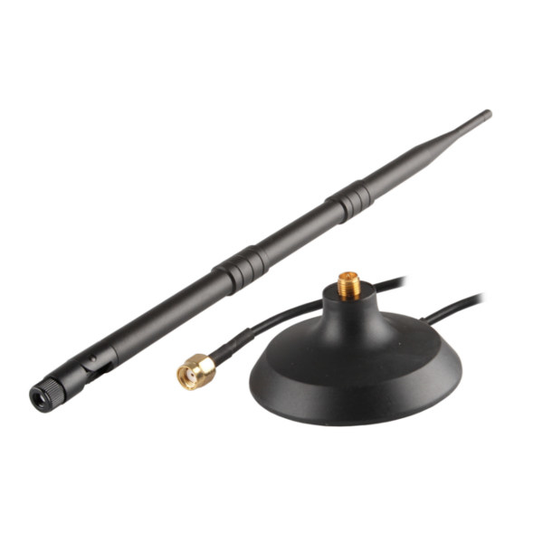 Savio AK-05 Netzwerk-Antenne Omnidirektionale Antenne RP-SMA 12 dBi