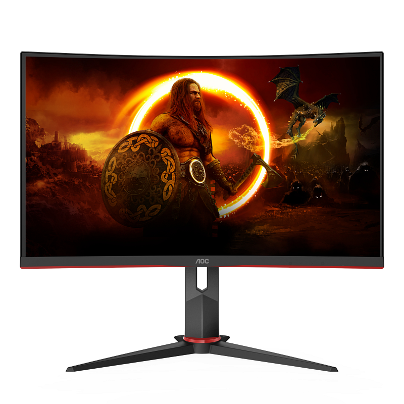 AOC CQ27G2S/BK Computerbildschirm 68,6 cm (27") 2560 x 1440 Pixel Quad HD Schwarz, Rot