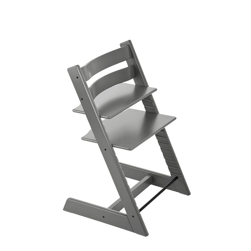 Stokke Tripp Trapp Baby-/Kinder-Hocker Harter Sitz Grau