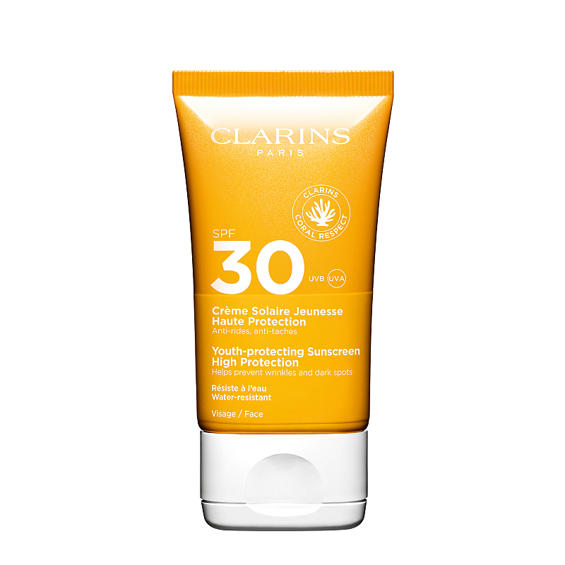 Clarins Sonnenschutz-Gesichtscreme SPF 30 mit Anti-Falten-Wirkung 50ml