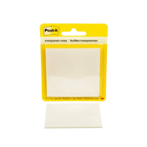 Post-It 600-TRSPT Klebezettel Quadratisch Transparent 36 Blätter Selbstklebend