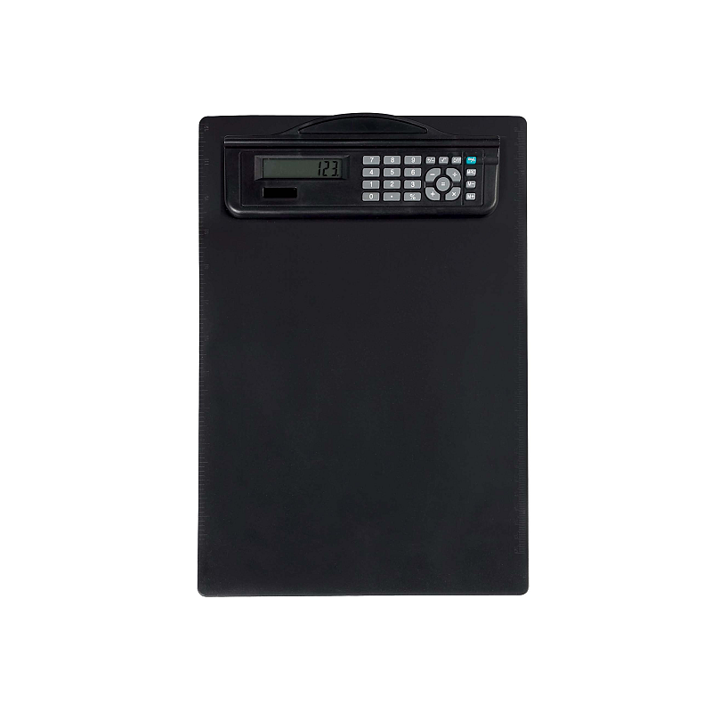 MAUL A4 Clipboard Taschenrechner Tasche Einfacher Taschenrechner Schwarz