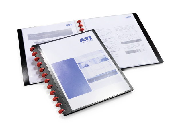 Durable 2427-01 Buch für Präsentationsfläche 20 Blätter A4