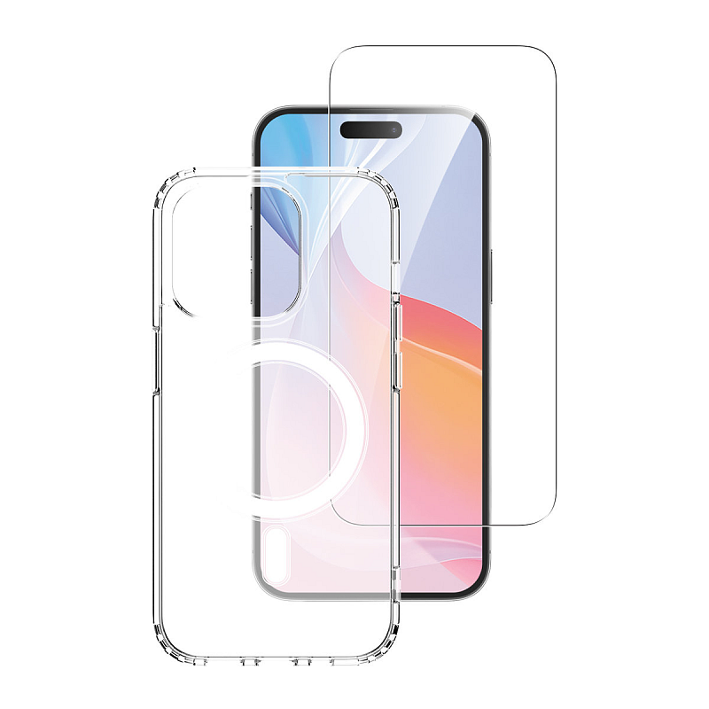 4smarts 3in1 Premium Starter Set Handy-Starterset Transparent, Weiß