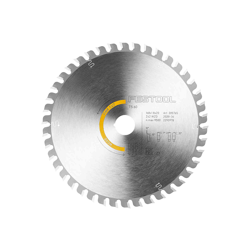 Festool WOOD FINE CUT HW Kreissägeblatt 16,8 cm 1 Stück(e)