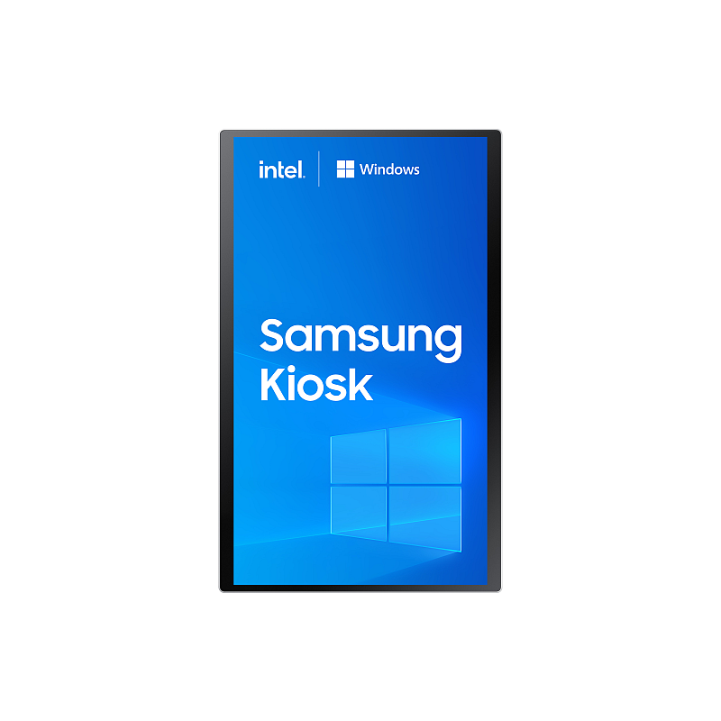 Samsung KM24C-3 Kiosk-Design 61 cm (24") LED 250 cd/m² Full HD Weiß Touchscreen Eingebauter Prozessor Windows 10 IoT Enterprise 16/7