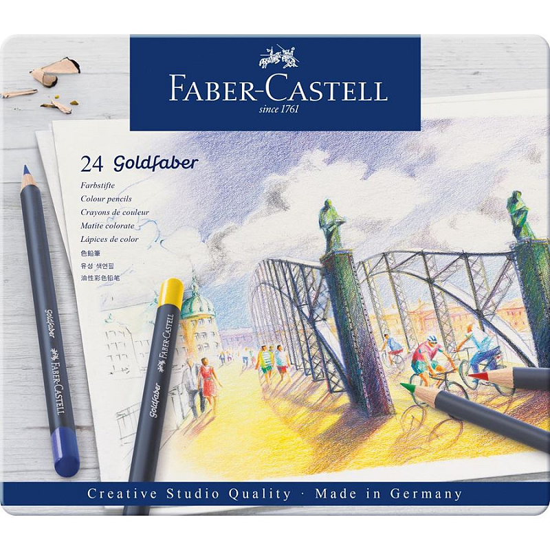 Faber-Castell Goldfaber Metal Mehrfarbig 24 Stück(e)