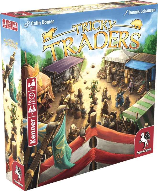 Pegasus Tricky Traders 40 min Brettspiel